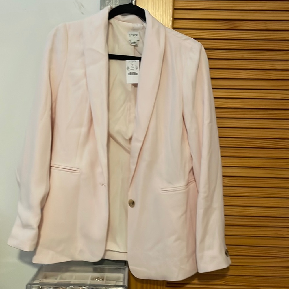 Jcrew light pink blazer